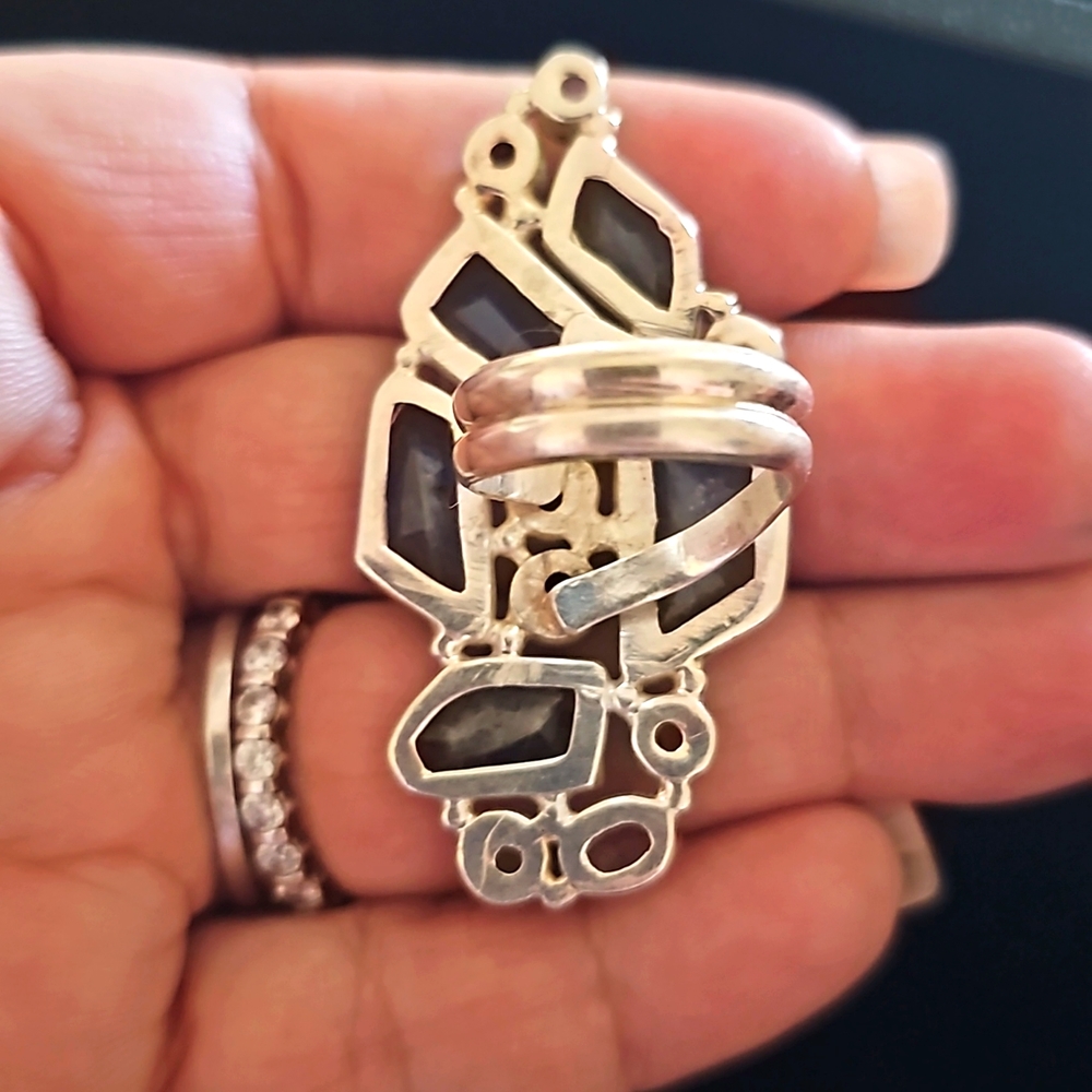 Sterling Silver Multi Stone Ring - image 6